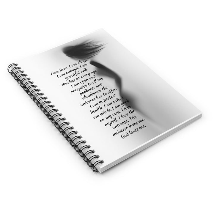 "I Am Here" Spiral Notebook - Ruled Line